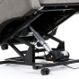 TOPRO Verona, Microsamt graphite, Ruhe- und Aufstehsessel