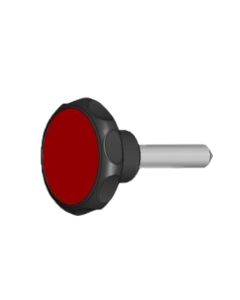 Verschlussrad mit Reflektor, schwarz